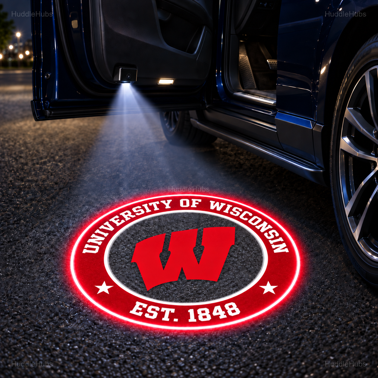 College Football Team Car Door Projector Lights – Choose Your Favorite School