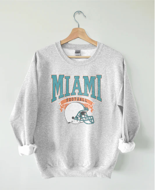 NFL Throwback Sweatshirt - Vintage Hometown Team Sweatshirt