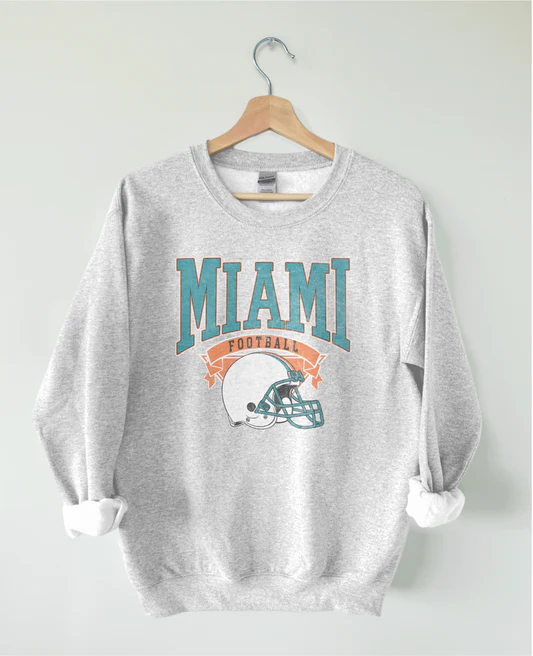 NFL Throwback Sweatshirt - Vintage Hometown Team Sweatshirt