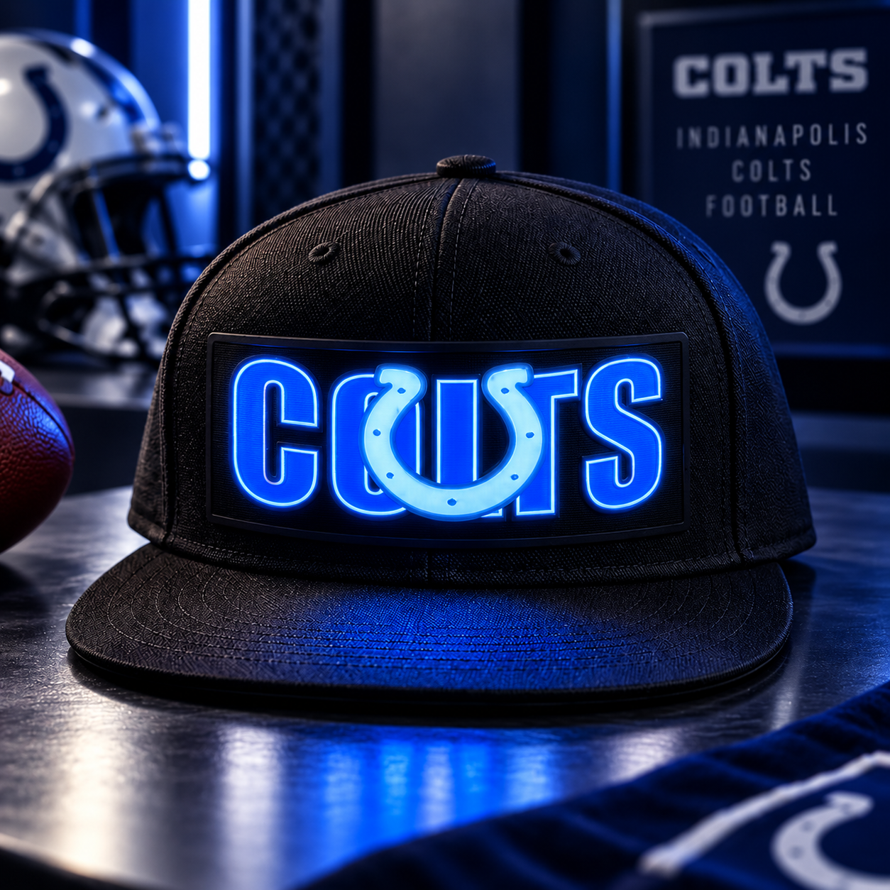 LED Football Team Cap – 32 Team Styles Available