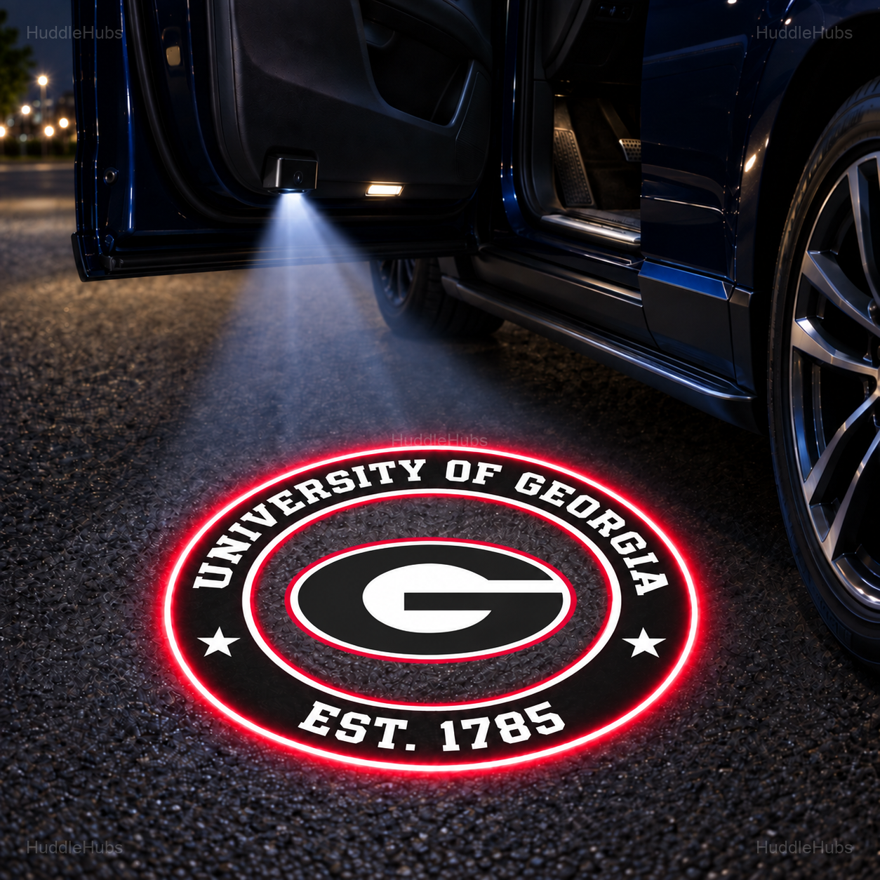 College Football Team Car Door Projector Lights – Choose Your Favorite School