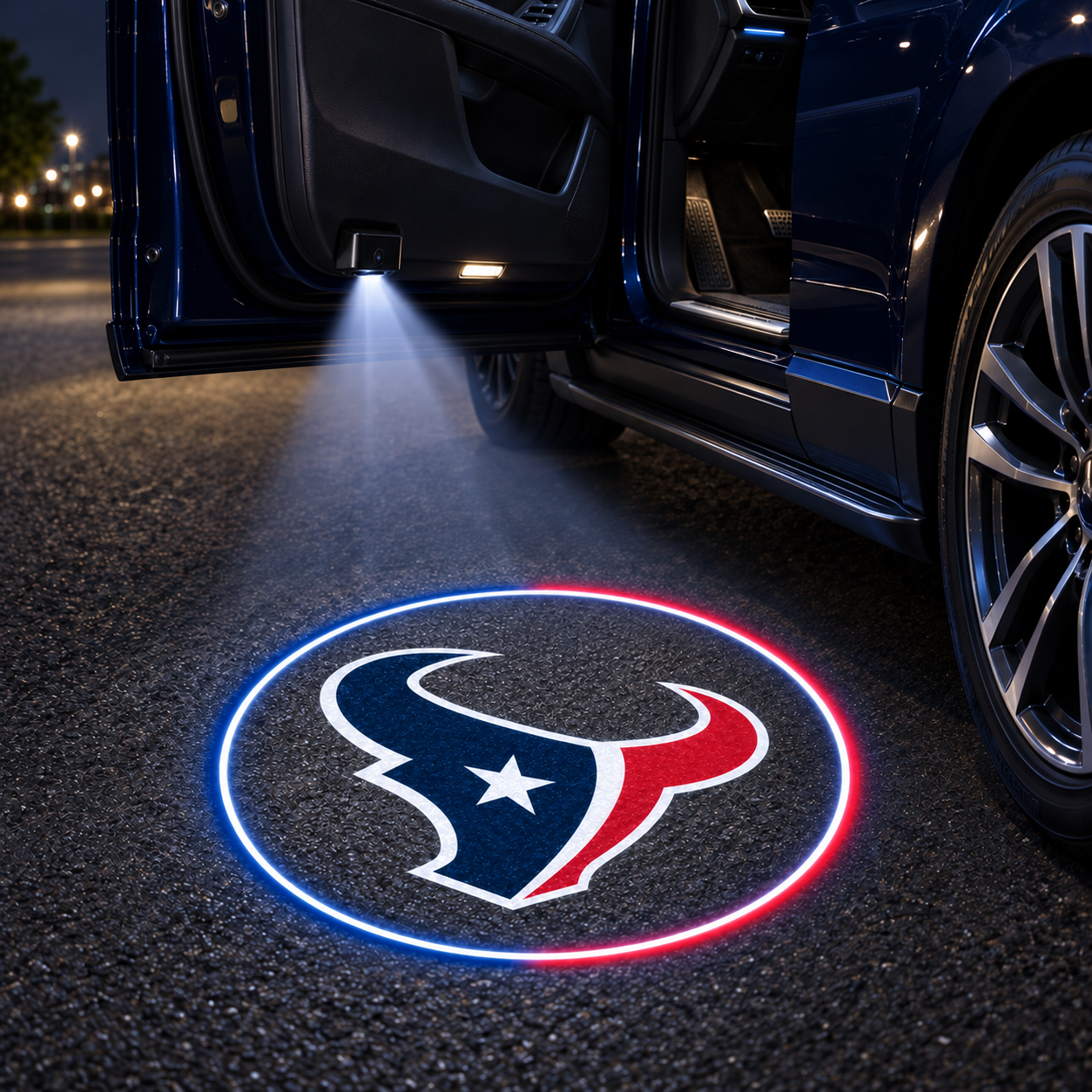 Football Team Car Door Projector Lights – Choose Your Favorite Team