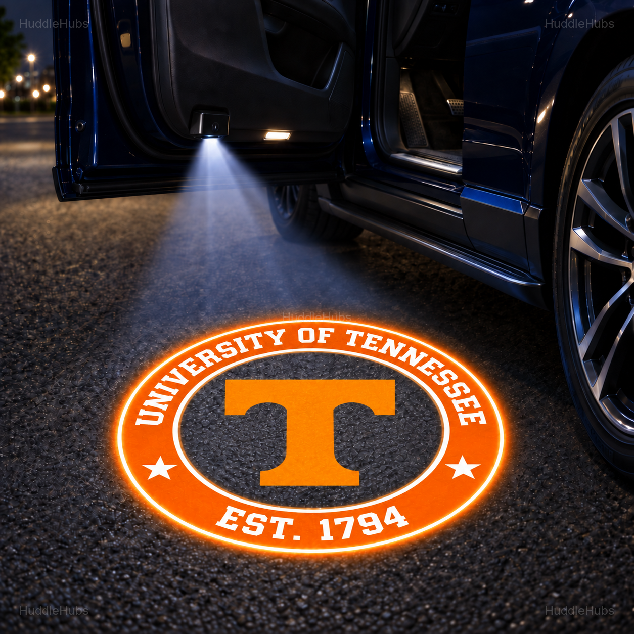 College Football Team Car Door Projector Lights – Choose Your Favorite School