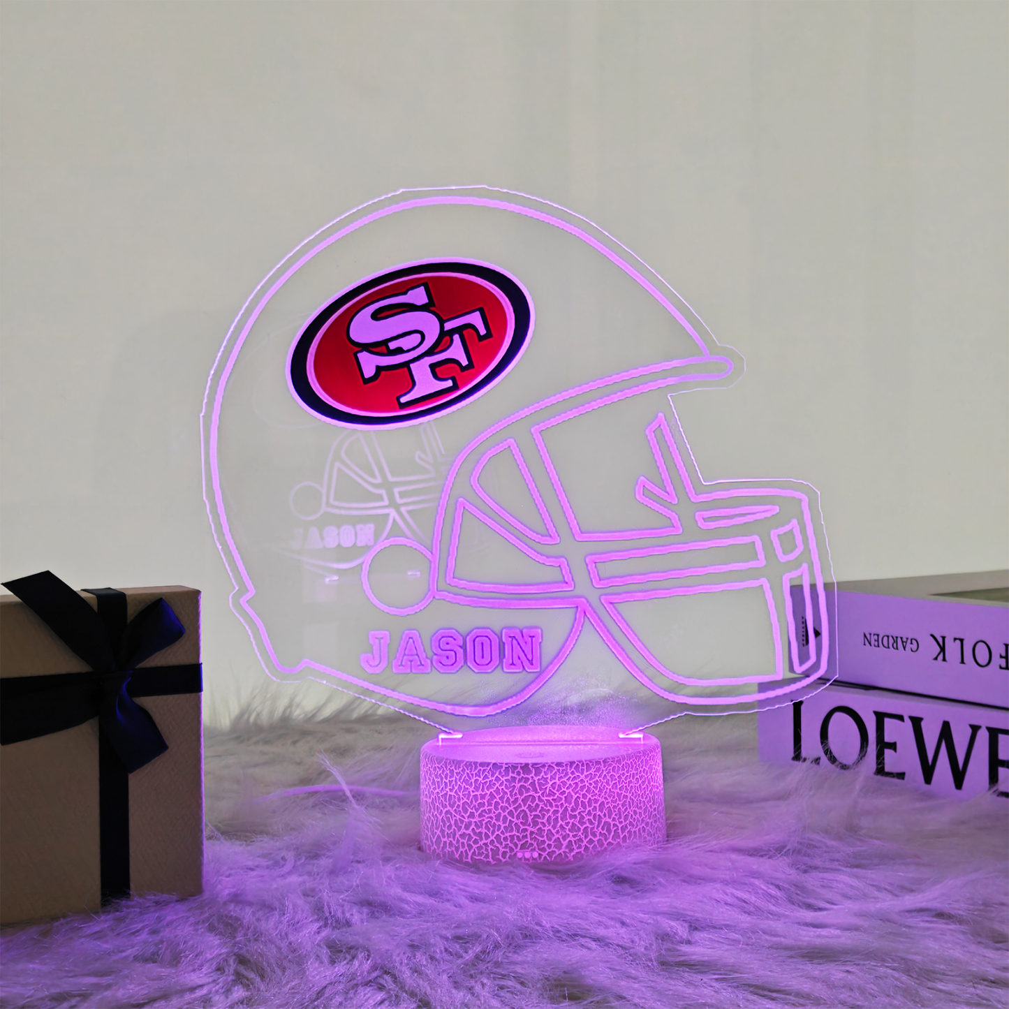 Personalized Football Sports LED Light
