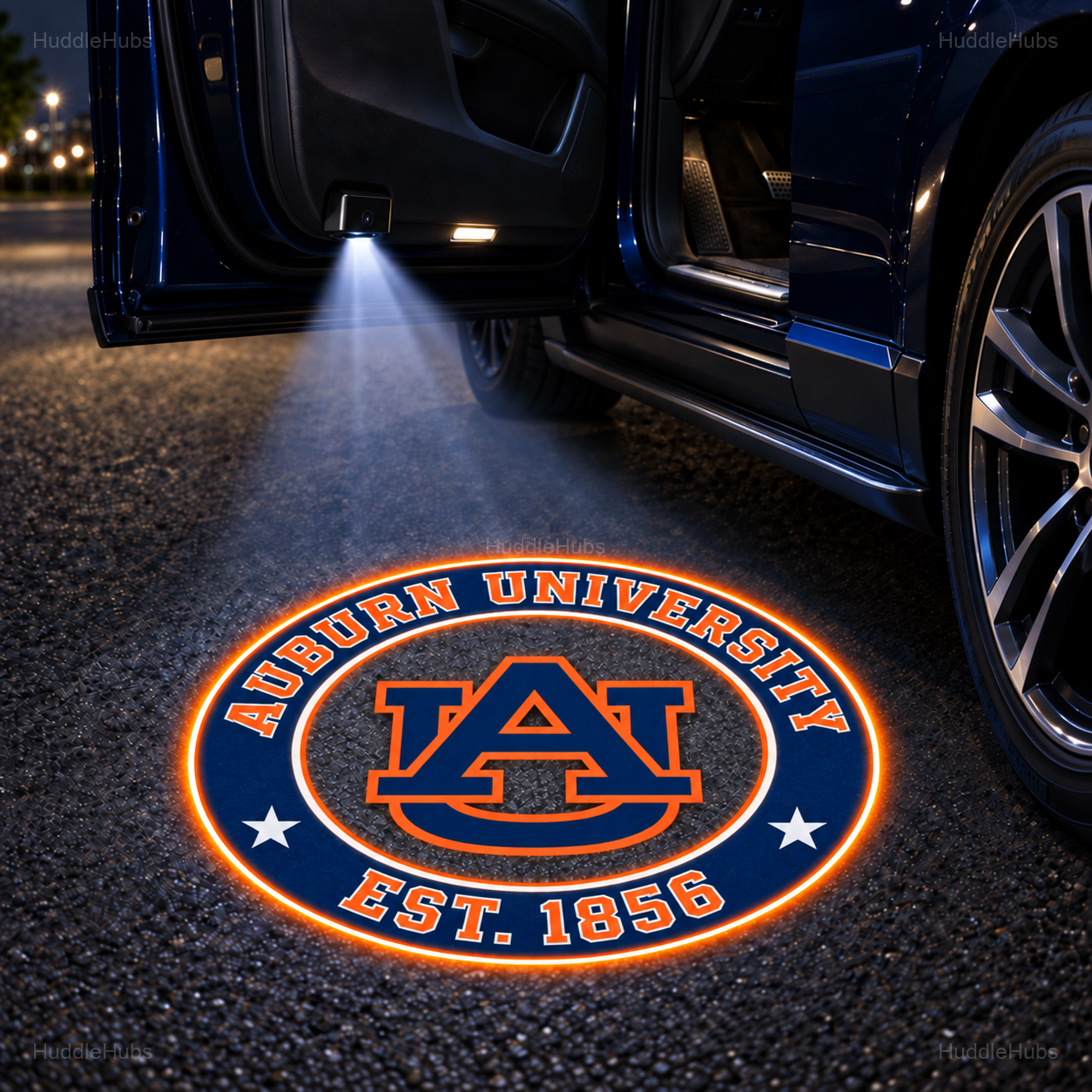 College Football Team Car Door Projector Lights – Choose Your Favorite School