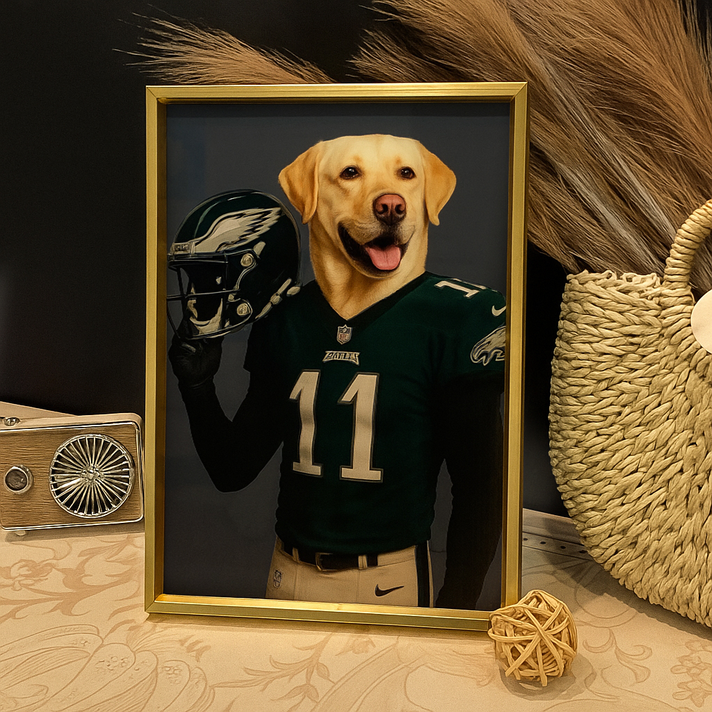 Custom NFL Raster Pet Portraits