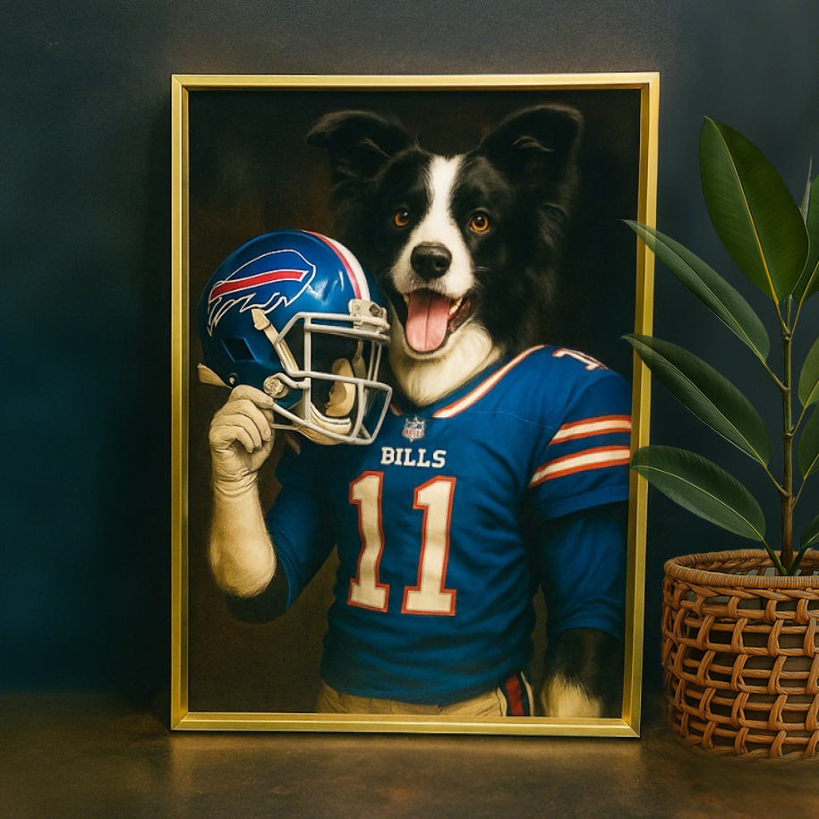 Custom NFL Raster Pet Portraits