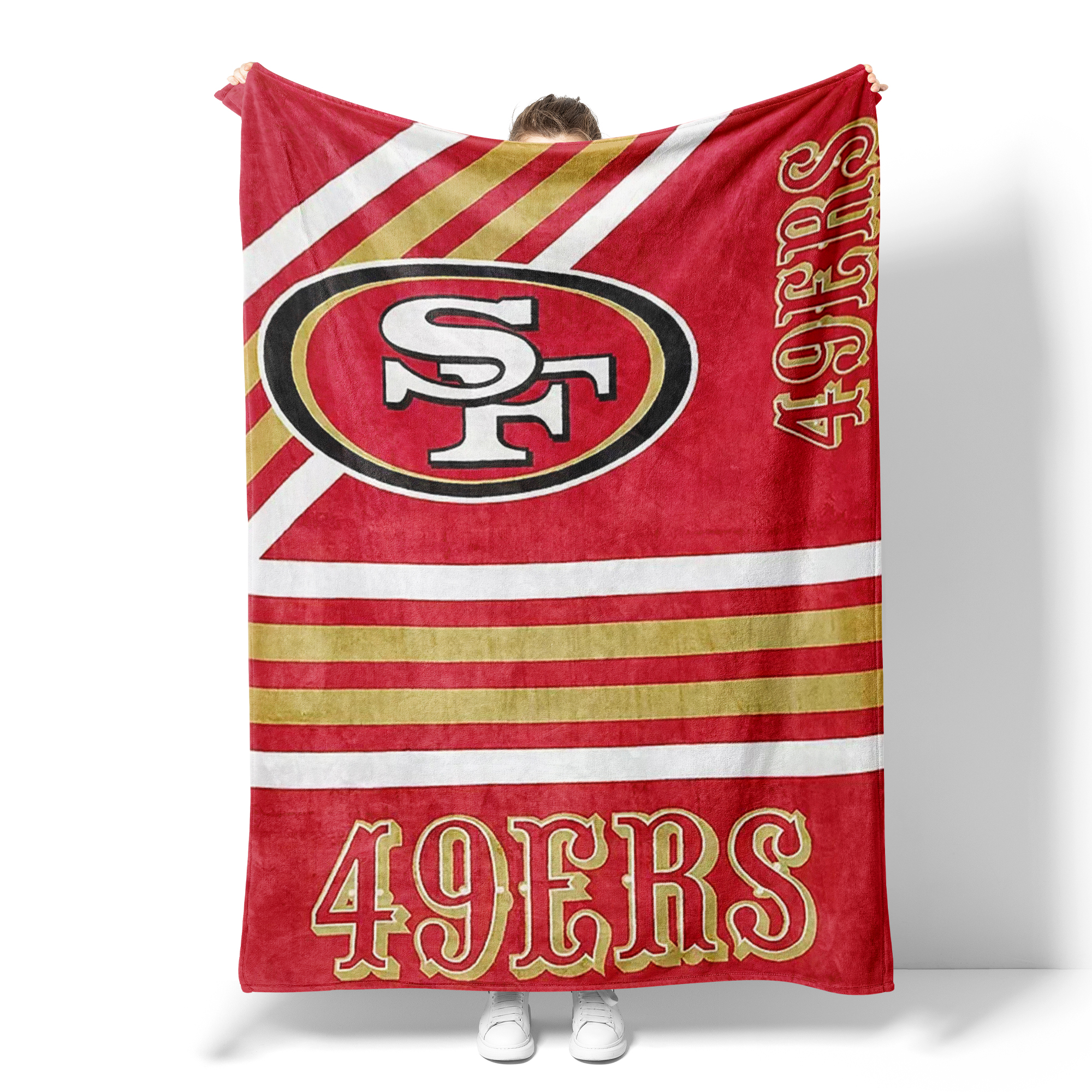 Personalized NFL Team Logo Blanket
