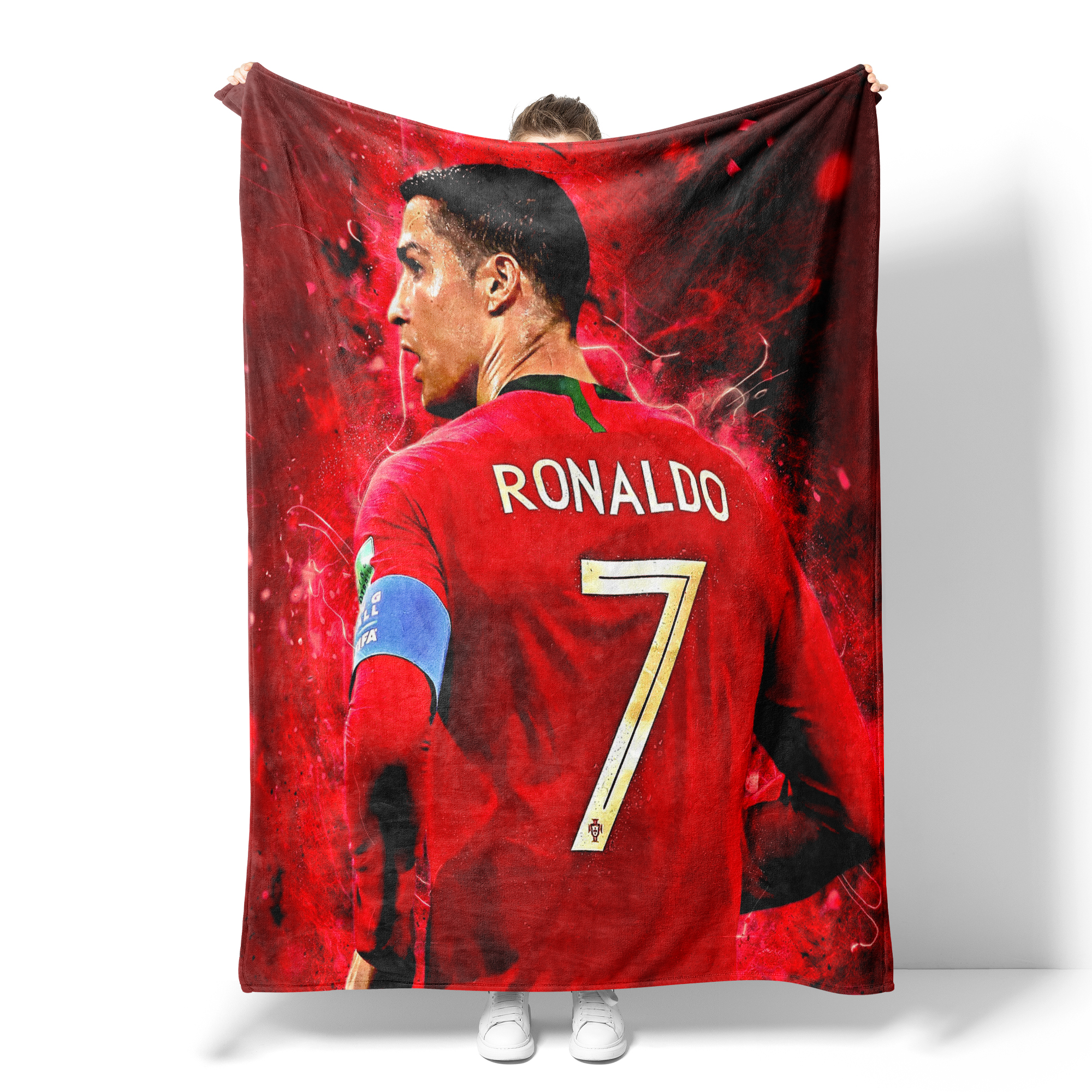 Football Star Cr7 Plush Blanket