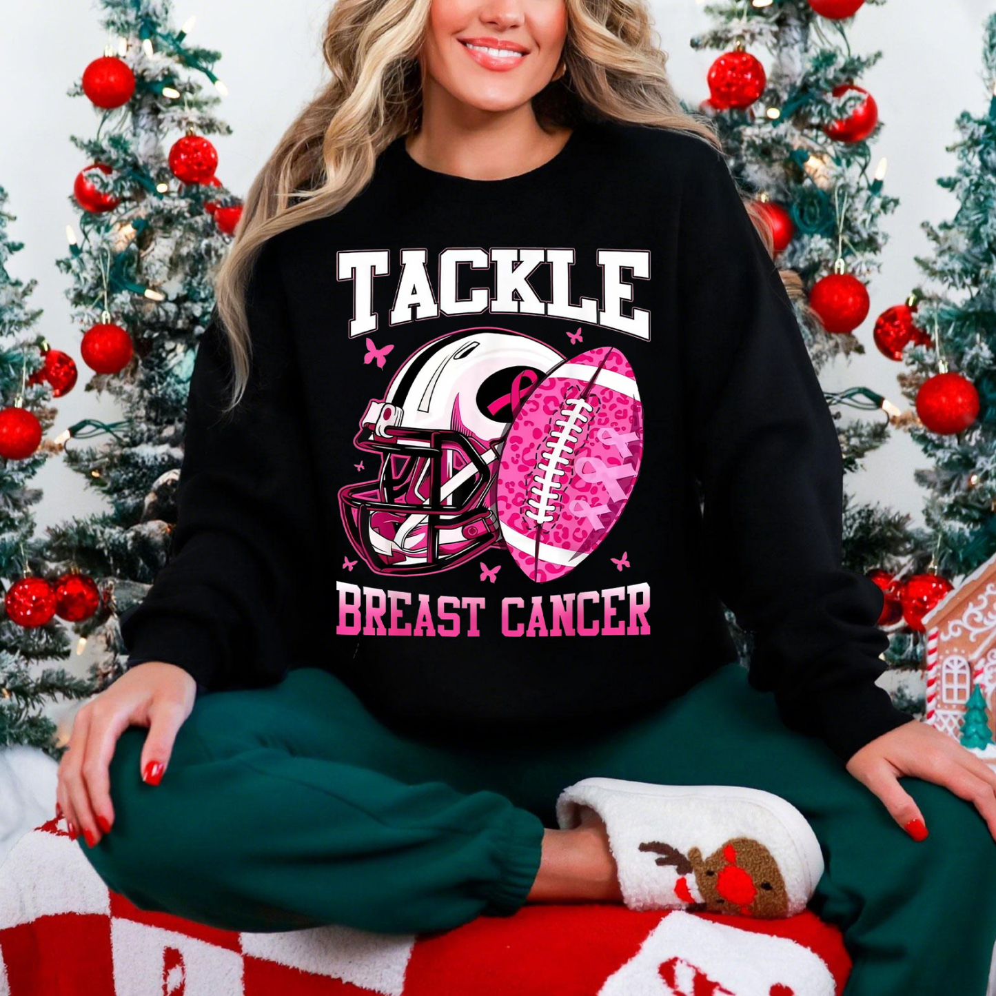 Tackle Breast Cancer Awareness T-Shirt