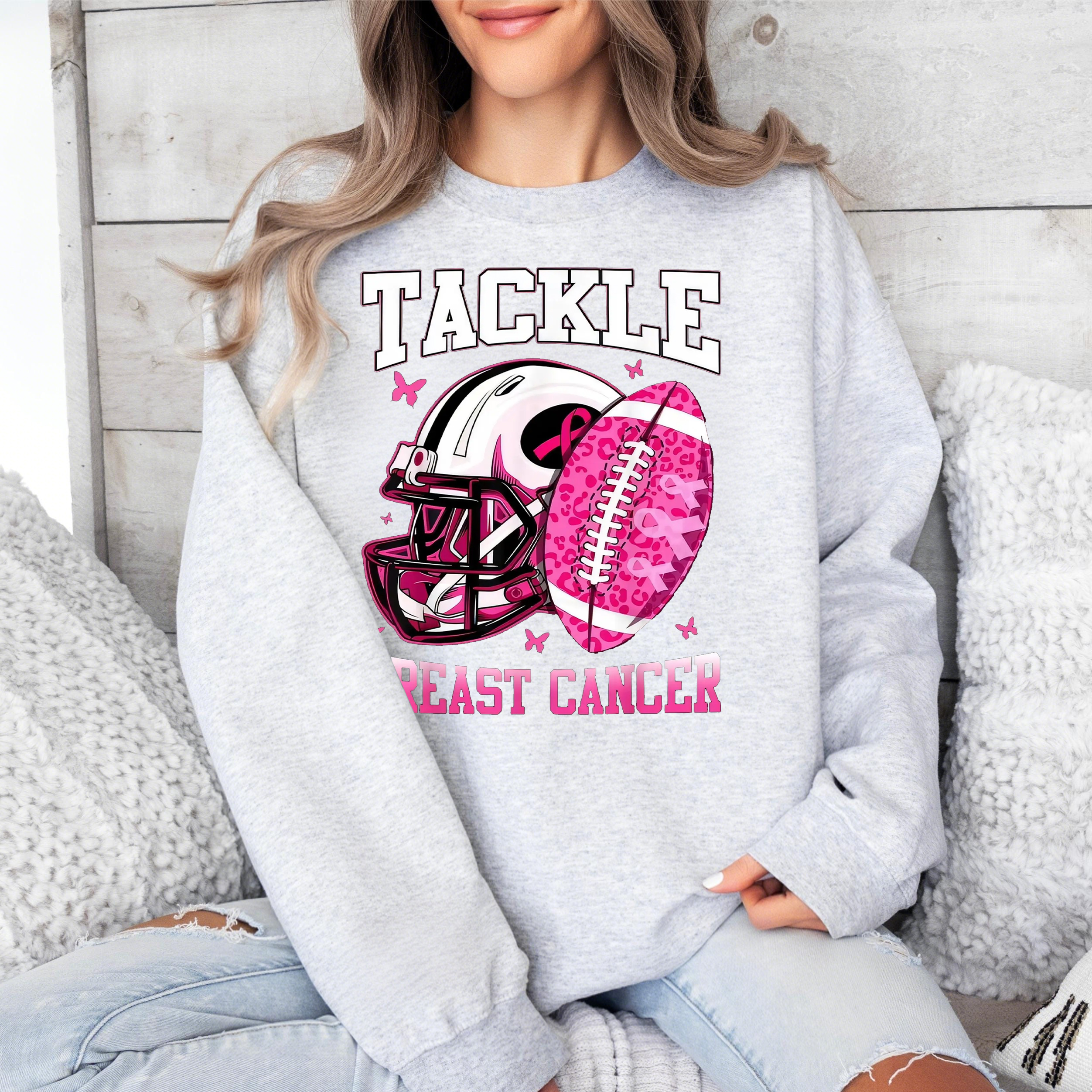 Tackle Breast Cancer Awareness T-Shirt