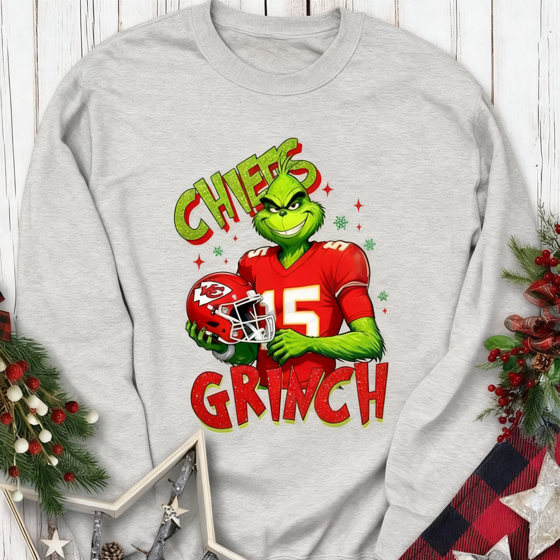 Custom Game Day Team Christmas Sweatshirt