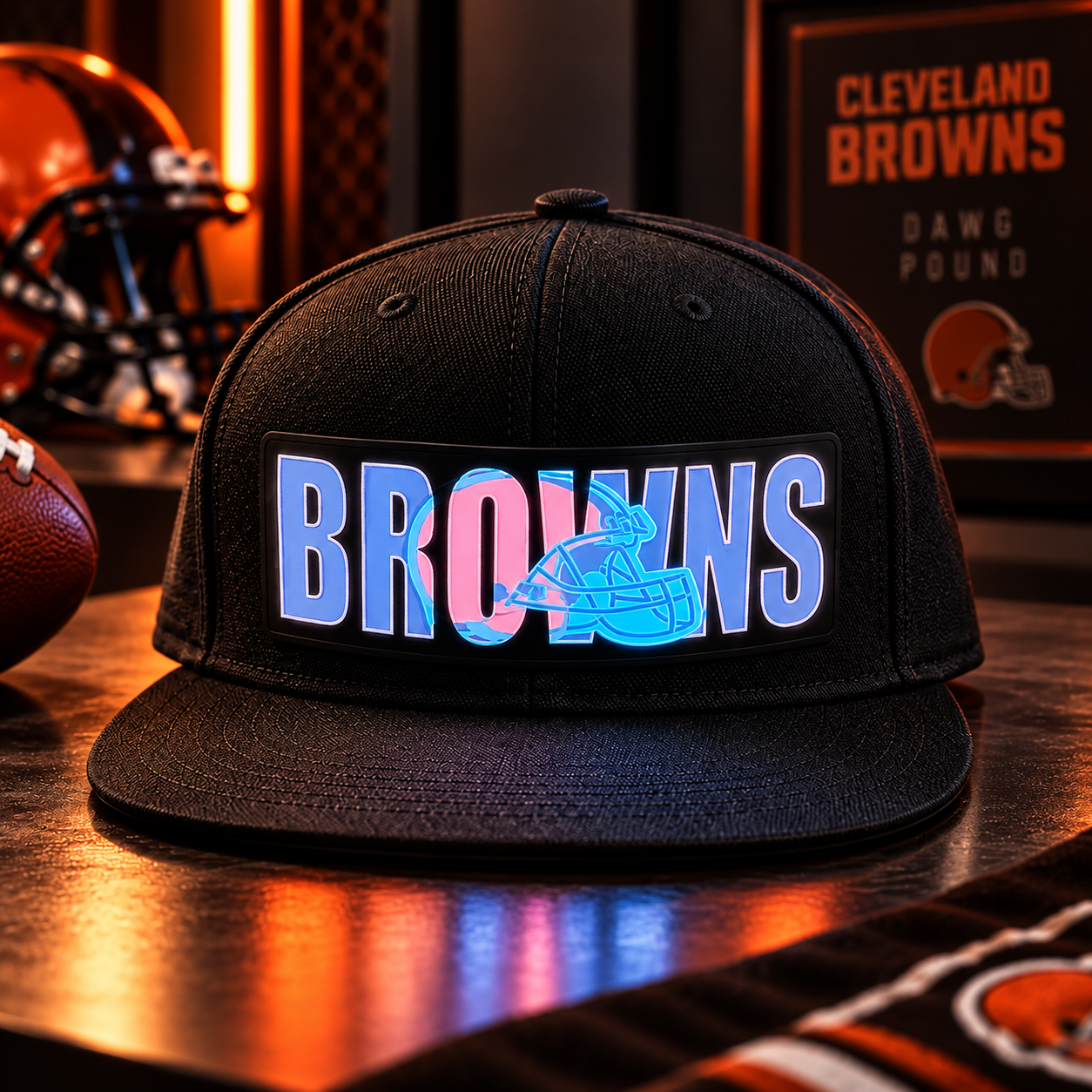 LED Football Team Cap – 32 Team Styles Available