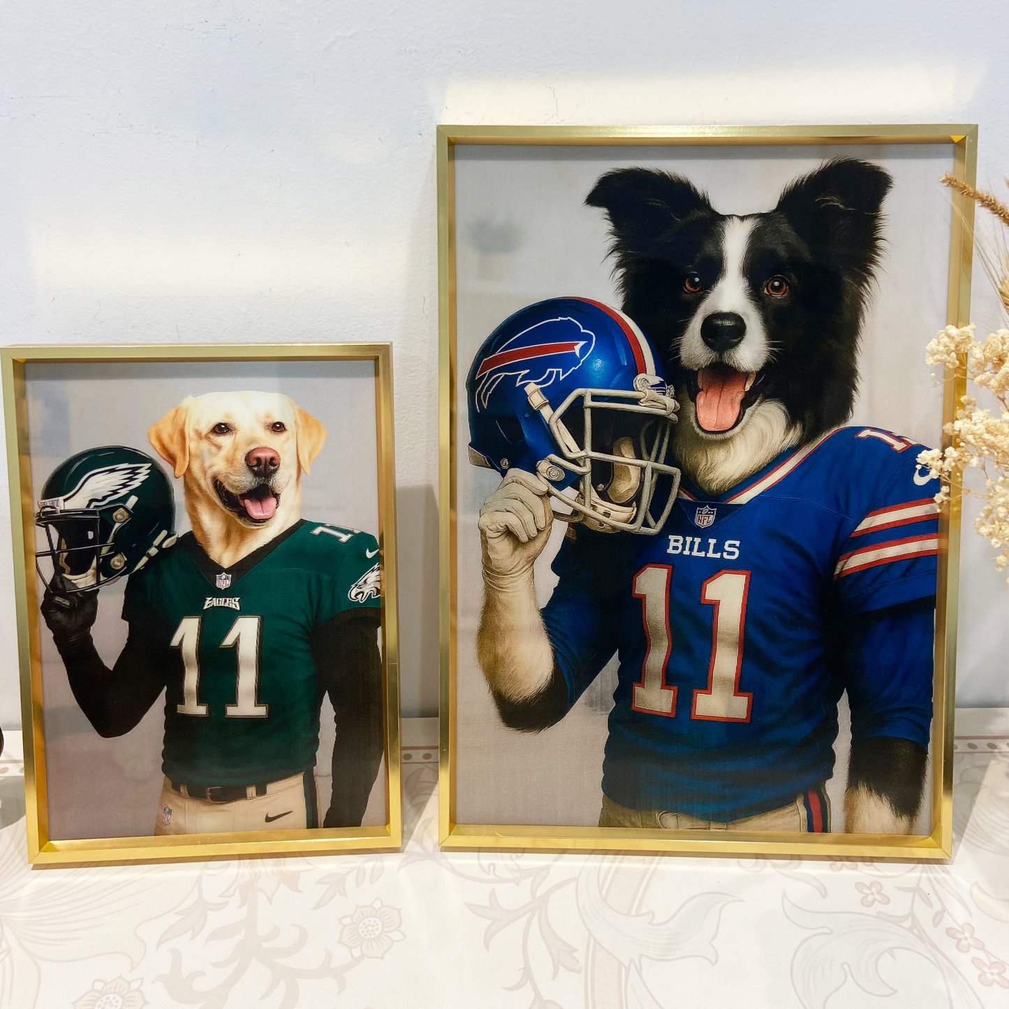 Custom NFL Raster Pet Portraits