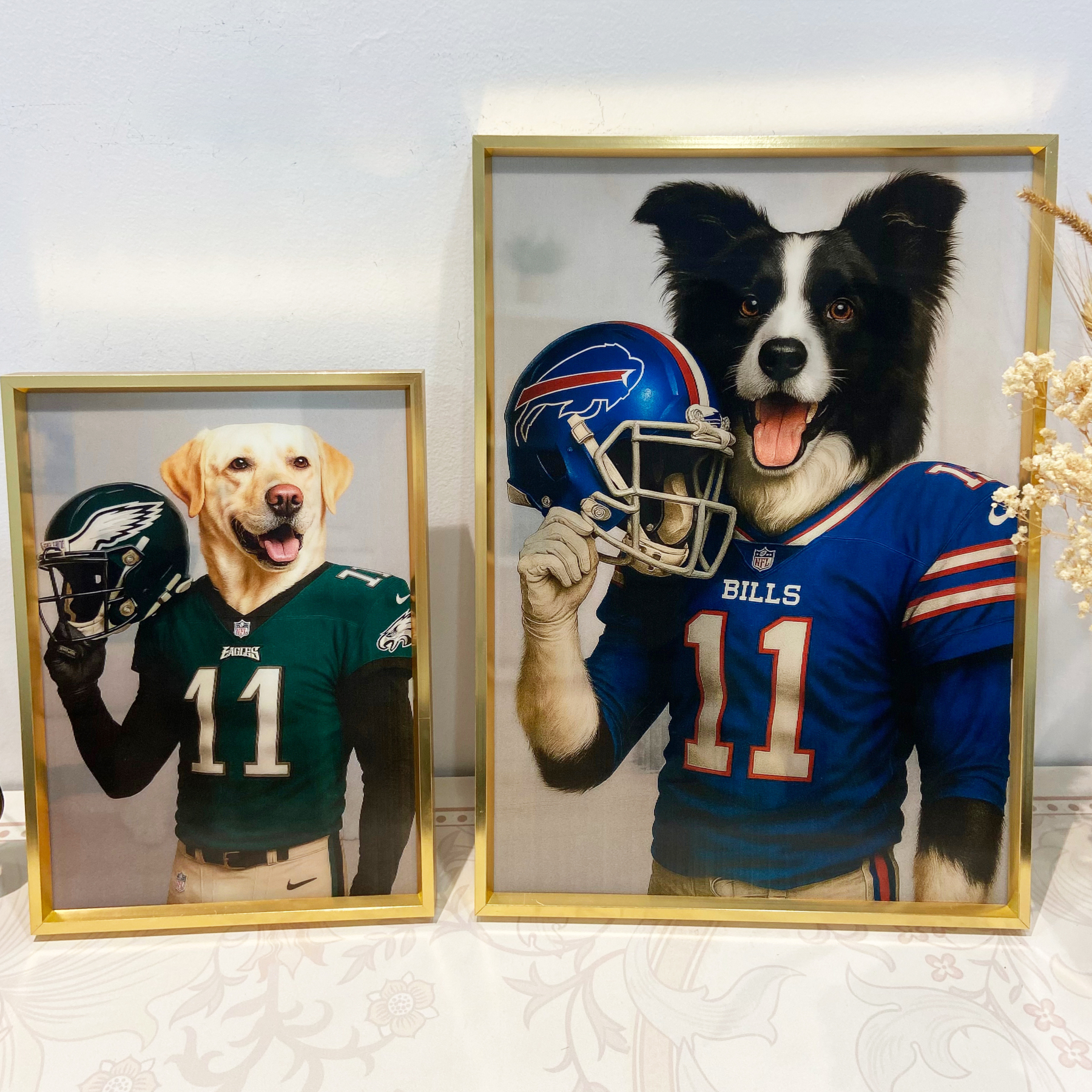 Custom NFL Raster Pet Portraits