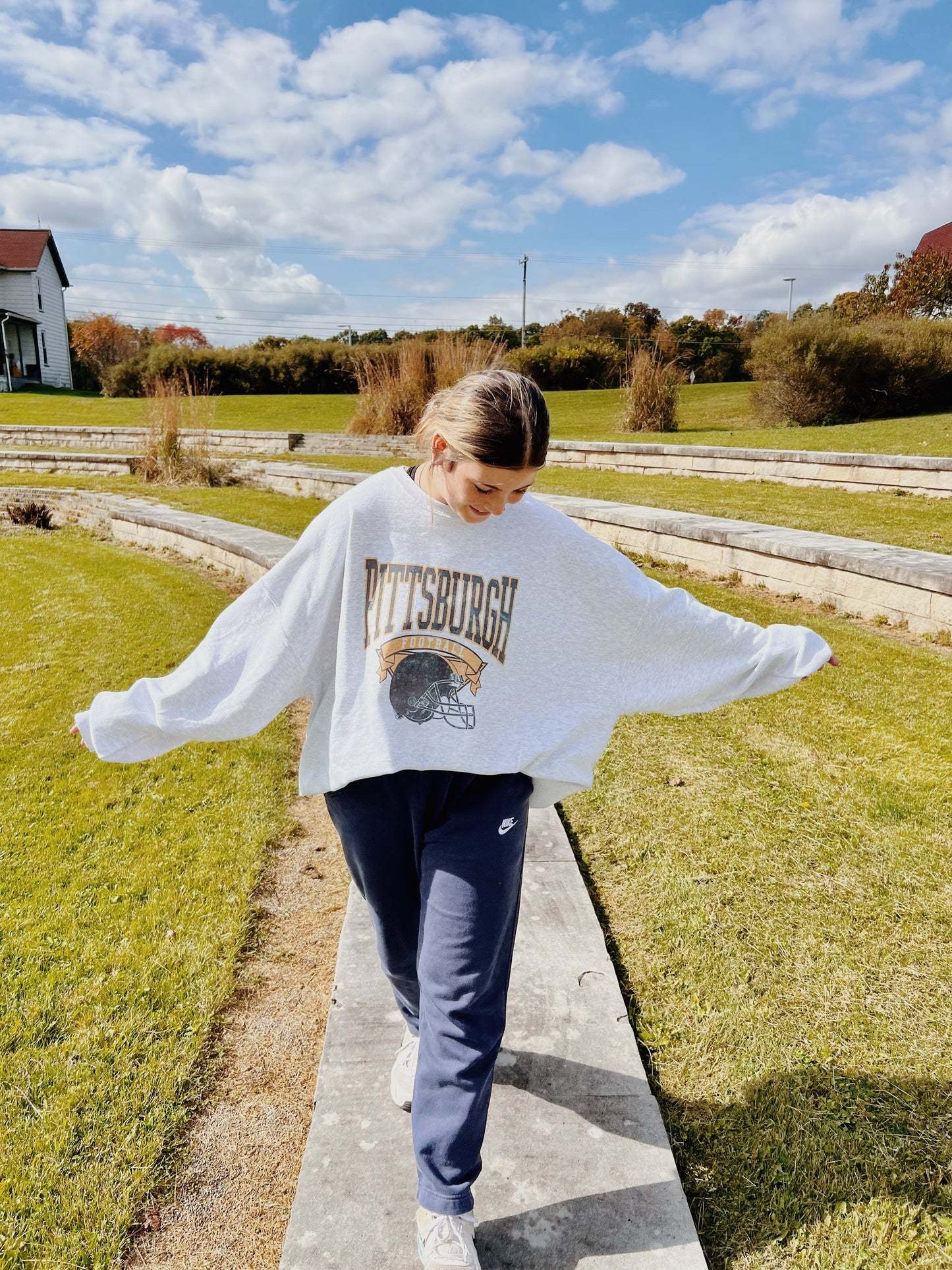 NFL Throwback Sweatshirt - Vintage Hometown Team Sweatshirt