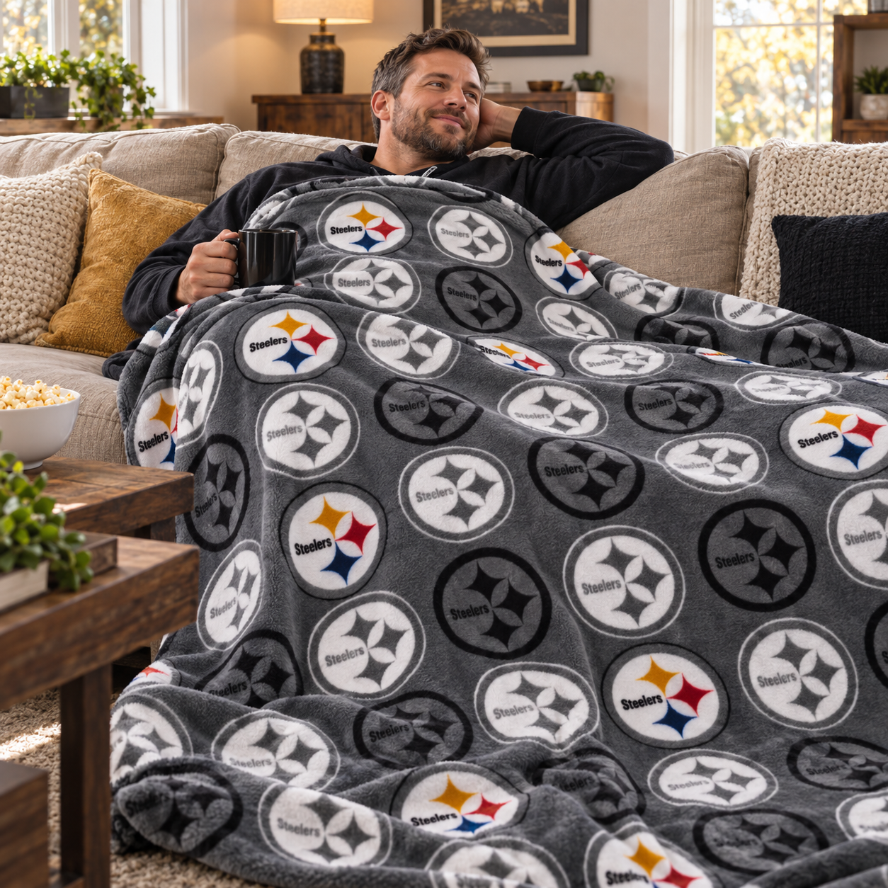 Steel City Football Spirit Fleece Blanket