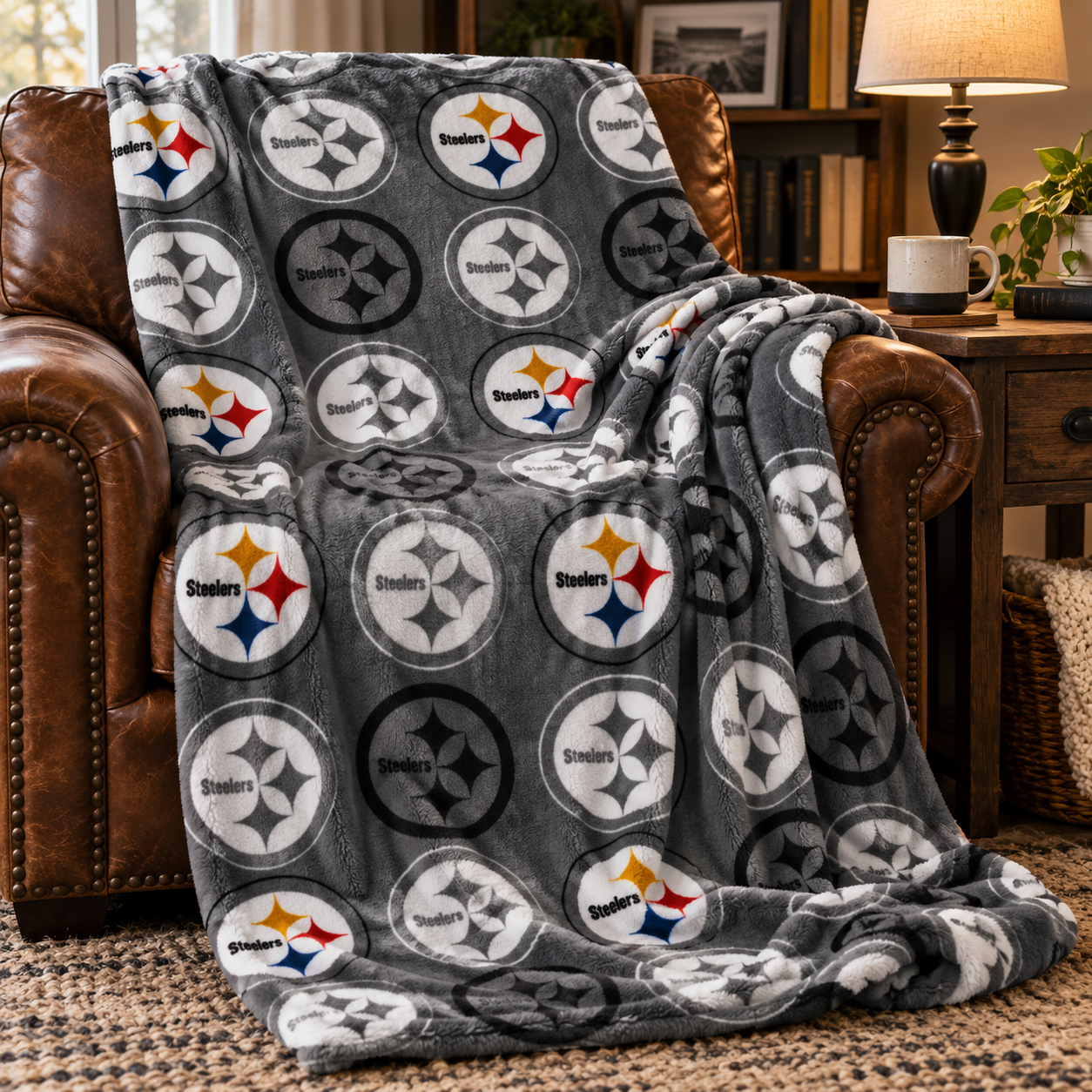 Steel City Football Spirit Fleece Blanket