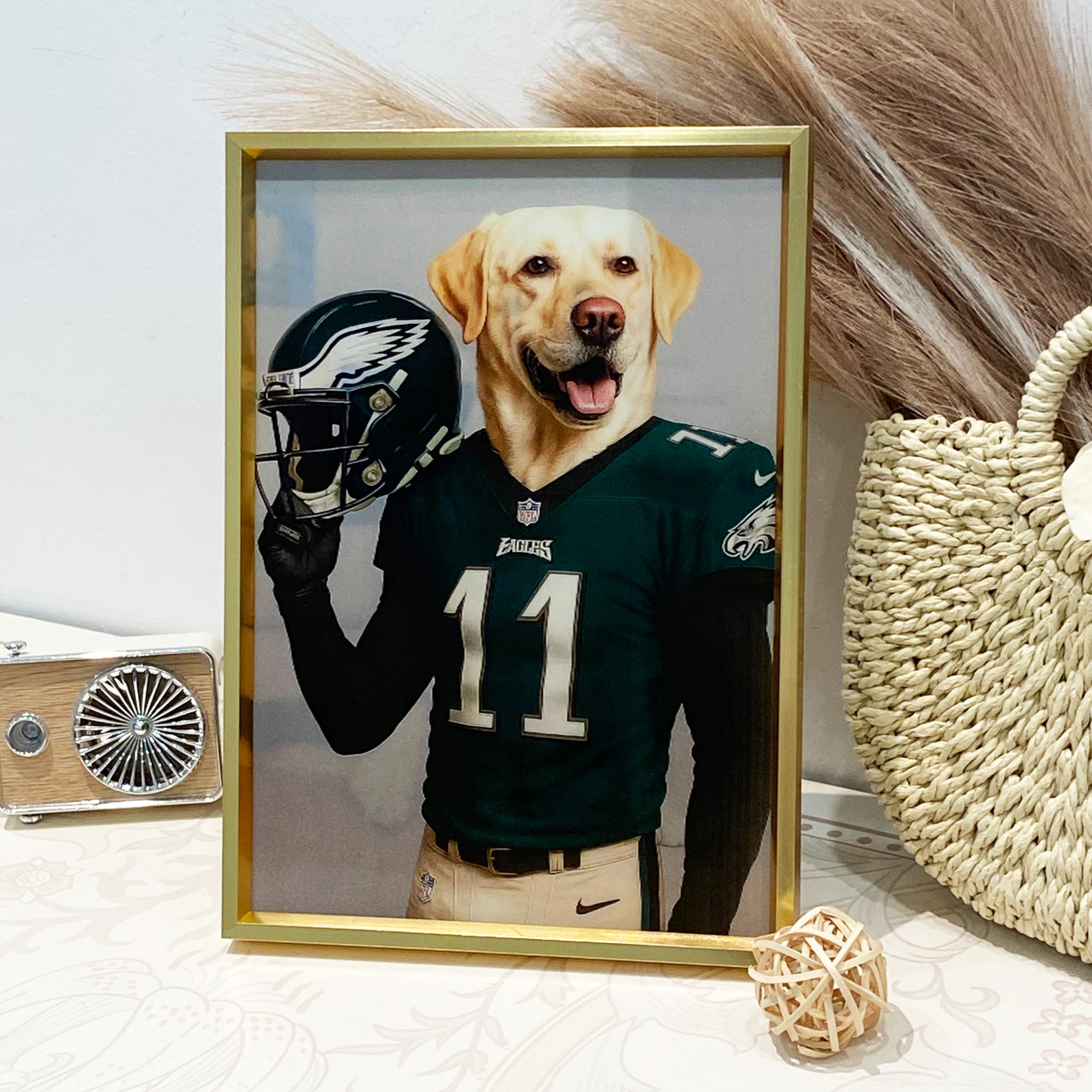 Custom NFL Raster Pet Portraits