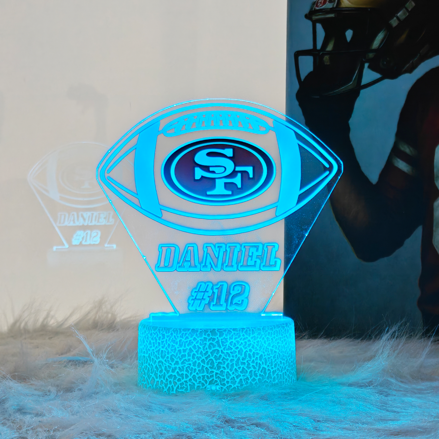 Personalized Football Sports LED Light
