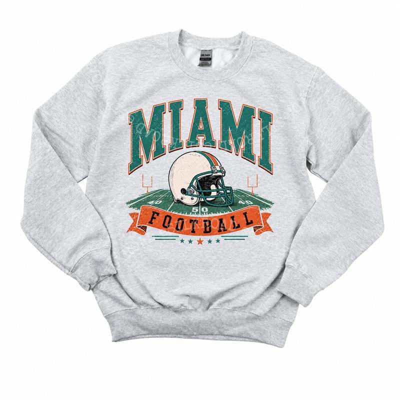 Vintage Football Sweatshirt - All Teams Sports Crewneck