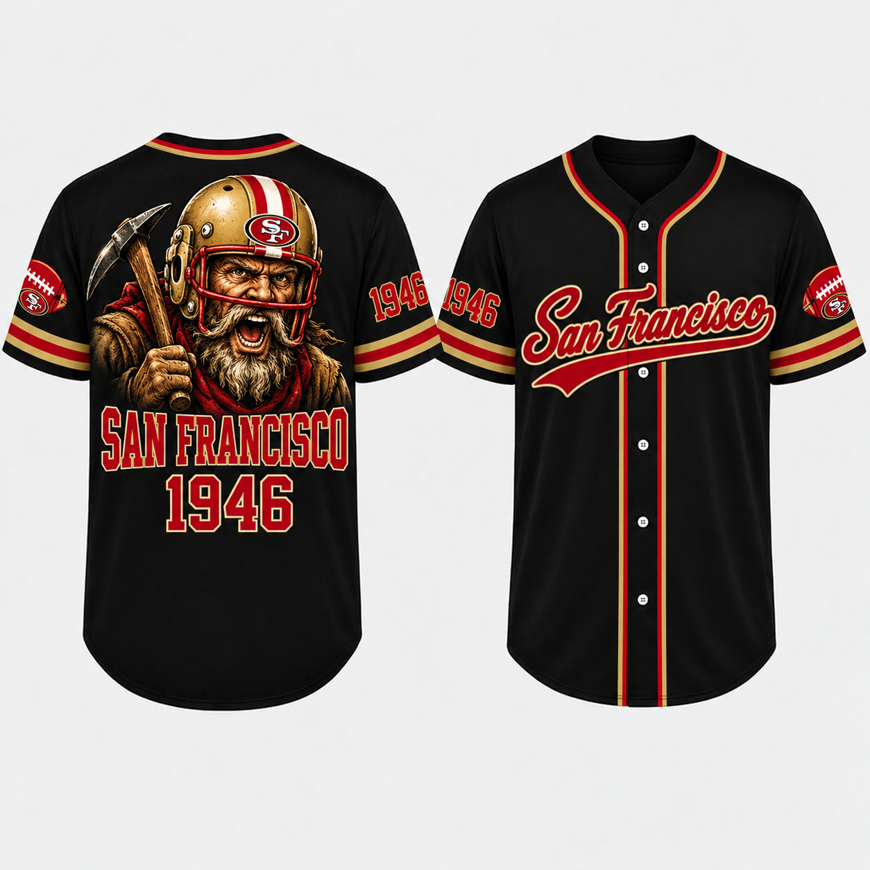 32-Team Football Heritage Baseball Jersey