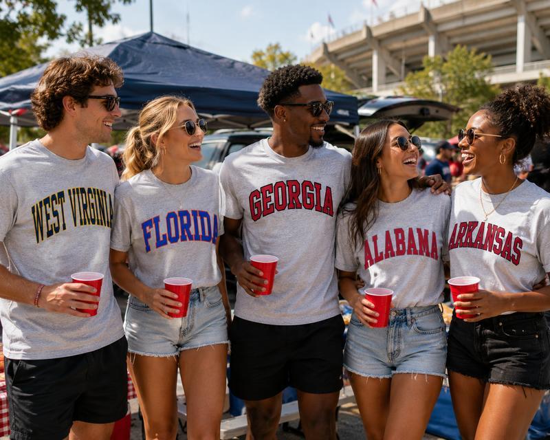 Vintage Varsity College T Shirt State Varsity T Shirt