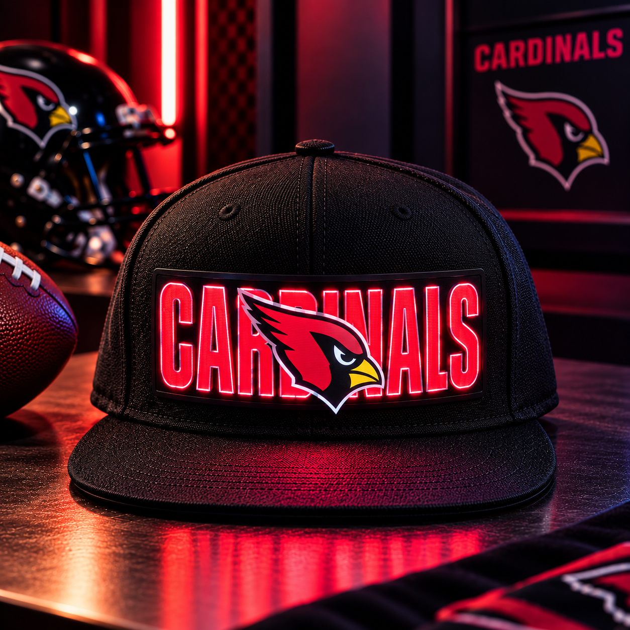 LED Football Team Cap – 32 Team Styles Available