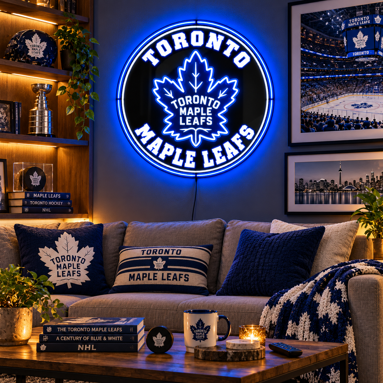 Hockey Team LED Mirror Light