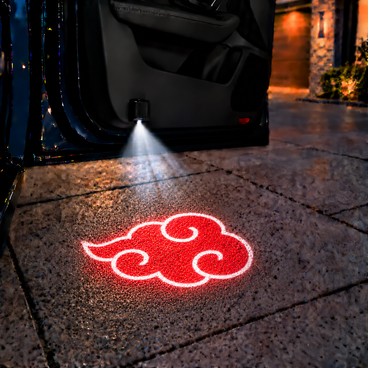 Ninja Anime Car Door Projector Lights – Character Welcome Lights
