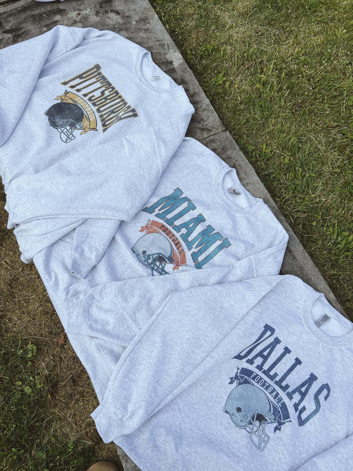 NFL Throwback Sweatshirt - Vintage Hometown Team Sweatshirt