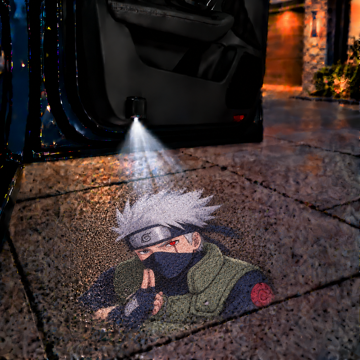 Ninja Anime Car Door Projector Lights – Character Welcome Lights