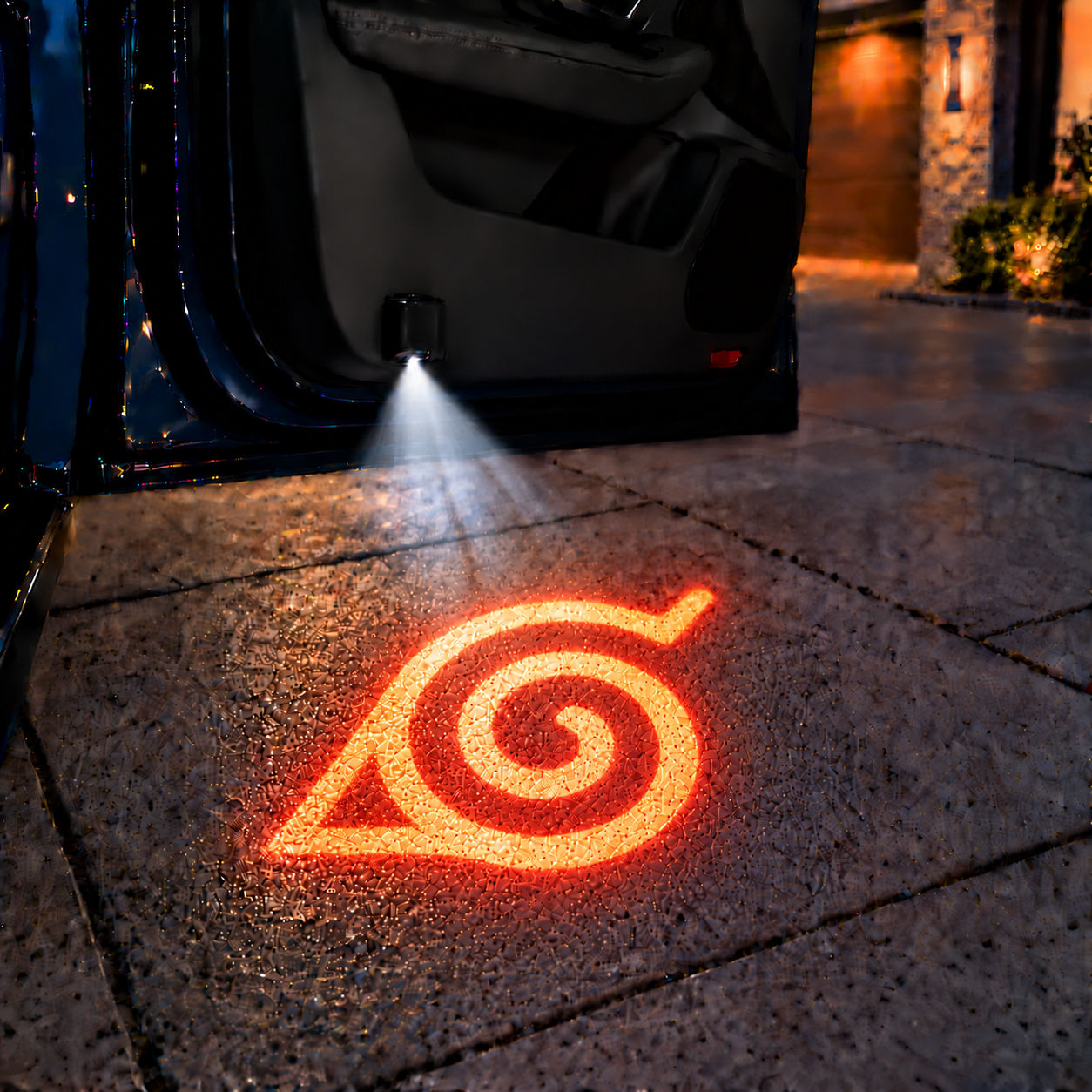 Ninja Anime Car Door Projector Lights – Character Welcome Lights