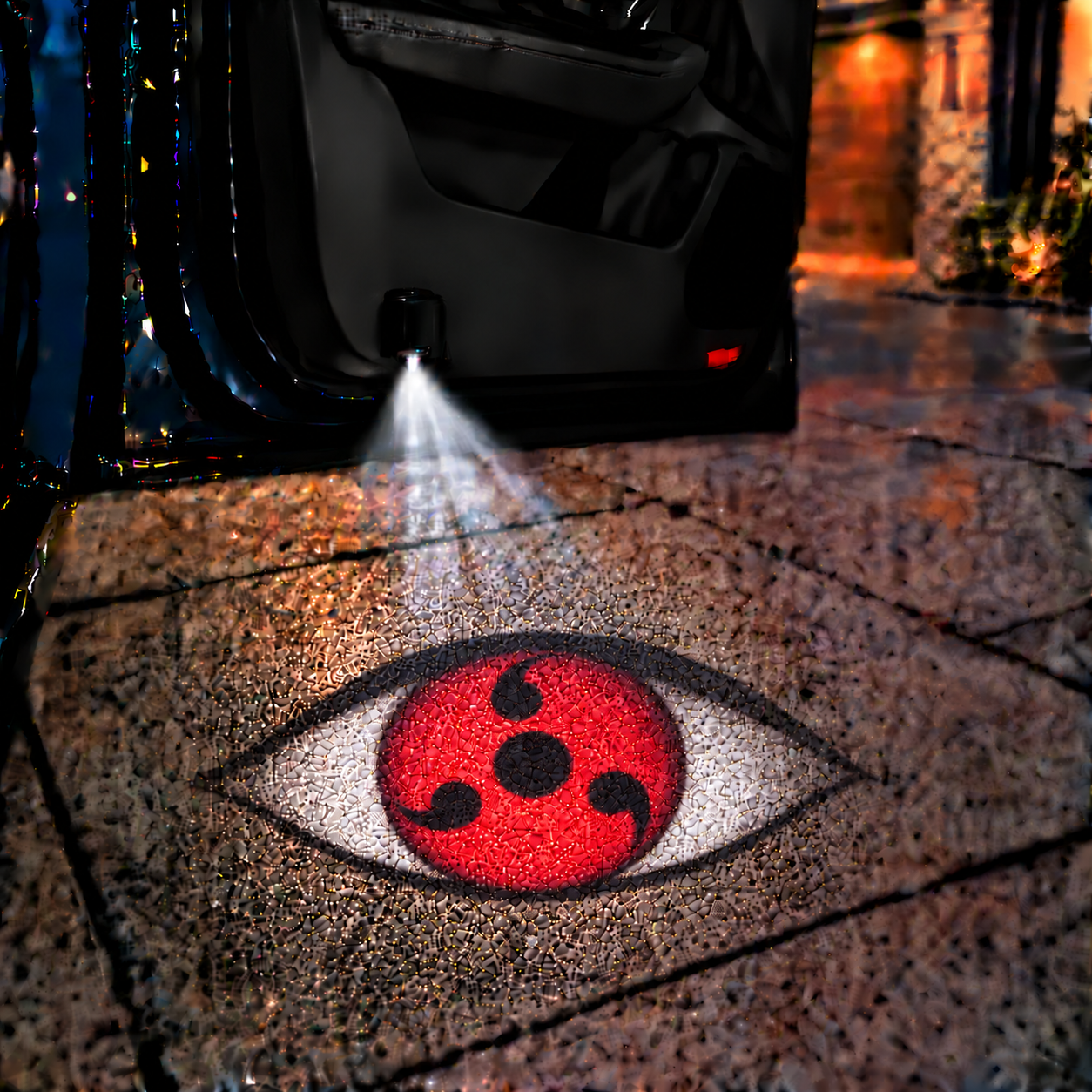 Ninja Anime Car Door Projector Lights – Character Welcome Lights