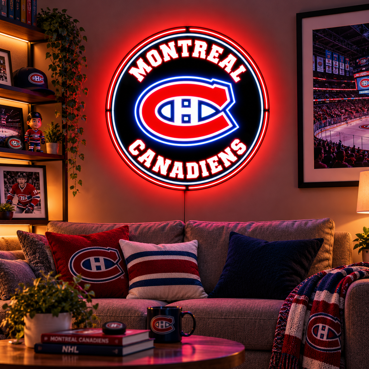 Hockey Team LED Mirror Light