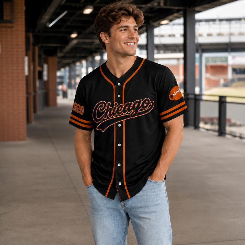 32-Team Football Heritage Baseball Jersey