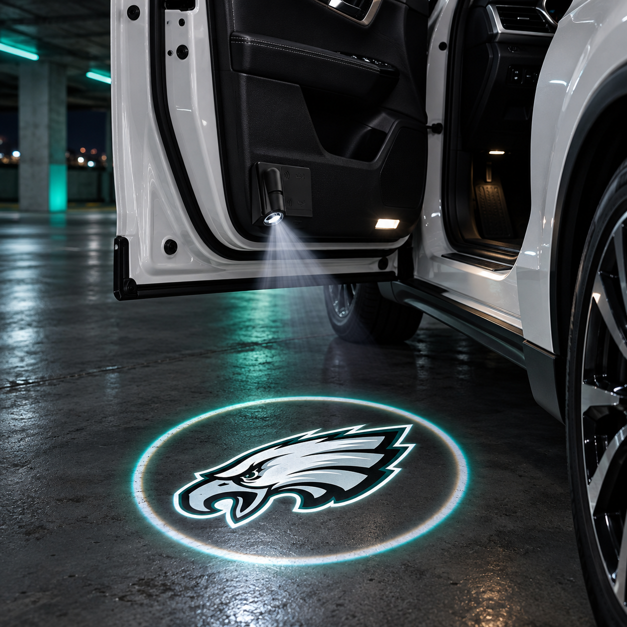Football Team Car Door Projector Lights – Choose Your Favorite Team