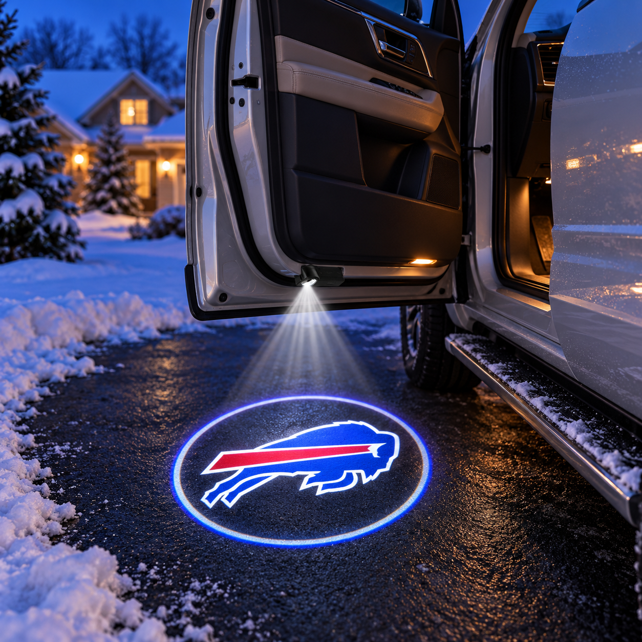 Football Team Car Door Projector Lights – Choose Your Favorite Team