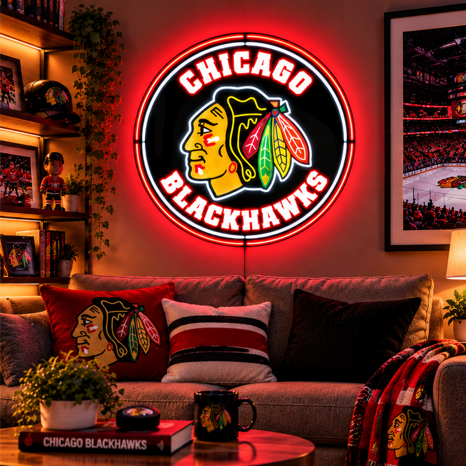 Hockey Team LED Mirror Light