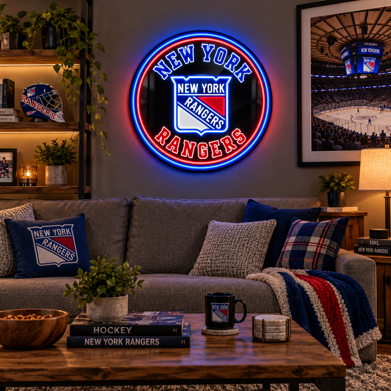 Hockey Team LED Mirror Light