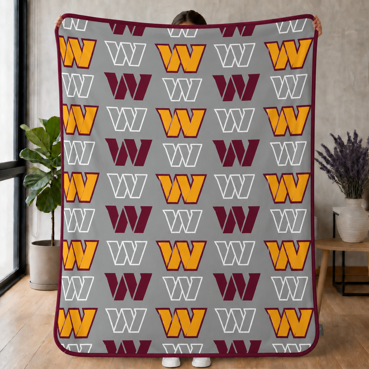 Washington Football Inspired Blanket 