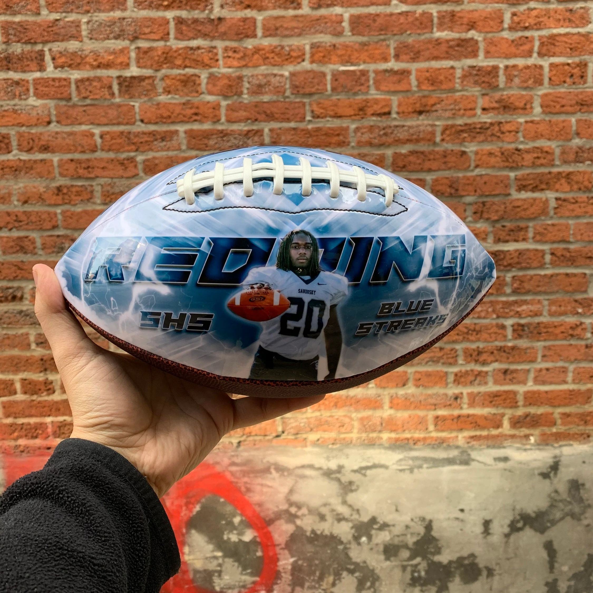 Custom Photo Football - Gift for Football Fans