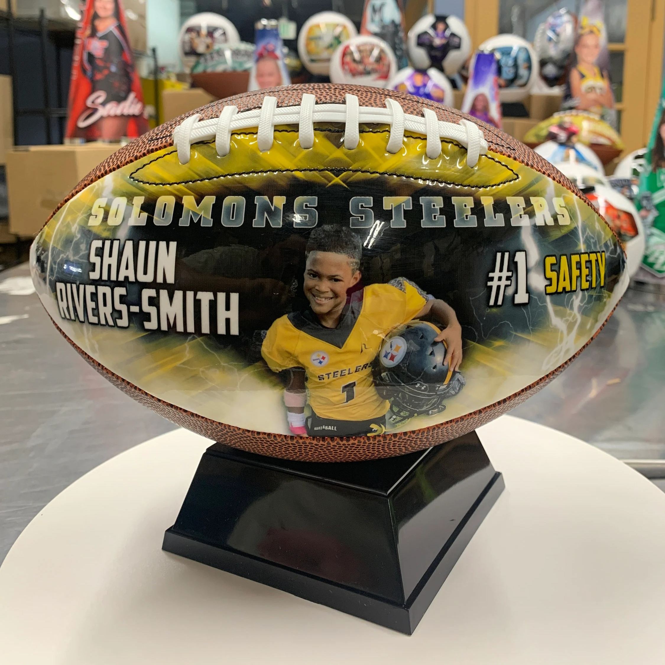 Custom Photo Football - Gift for Football Fans