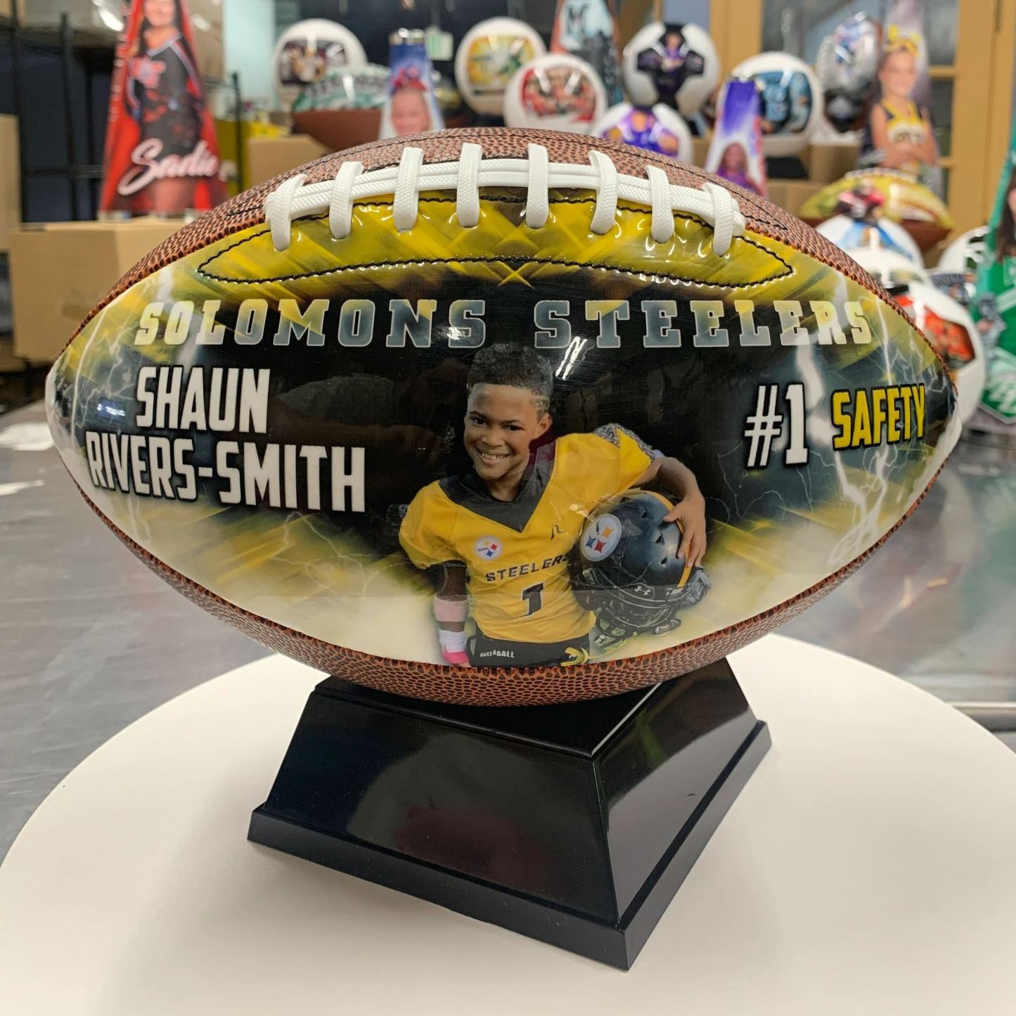 Custom Photo Football - Gift for Football Fans
