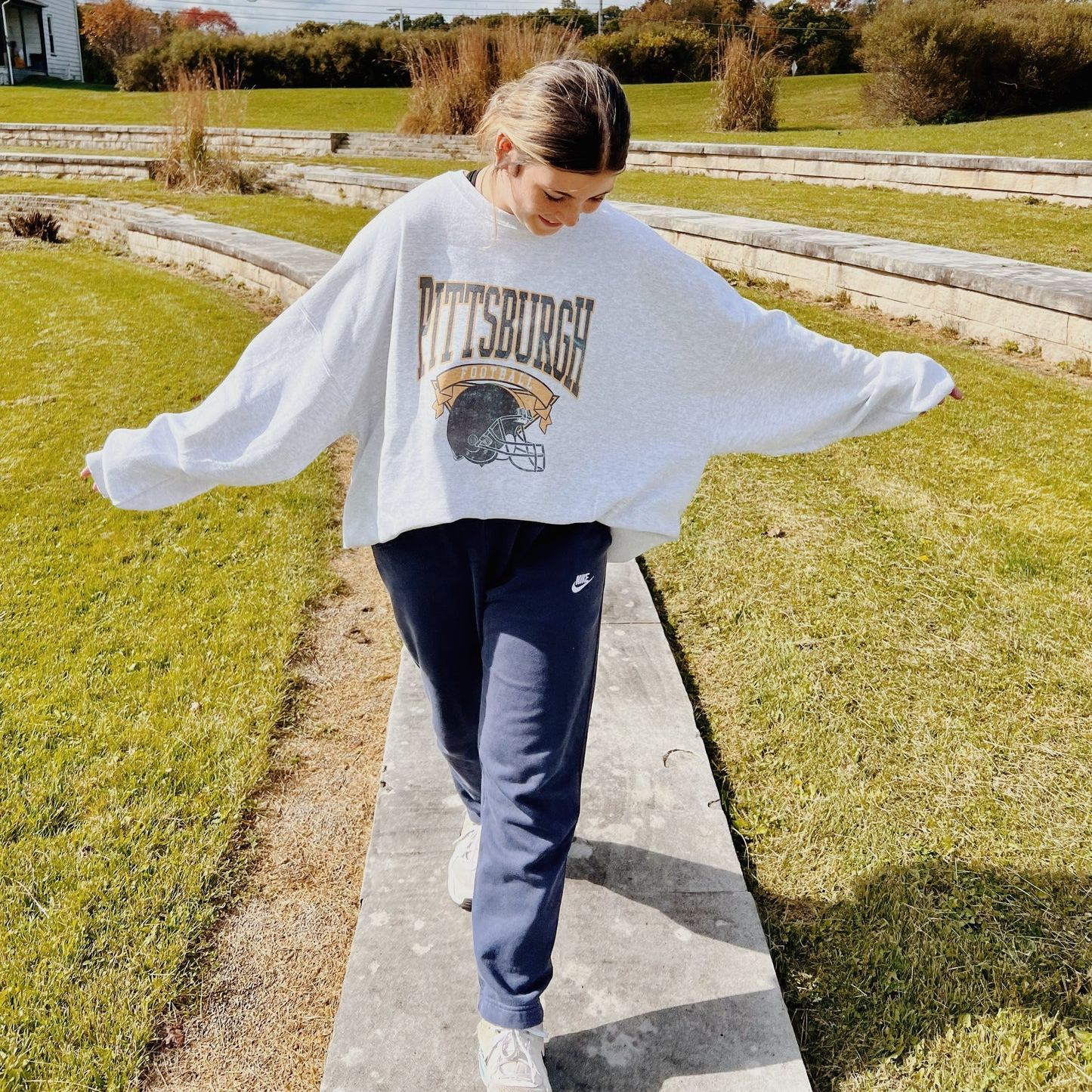 NFL Throwback Sweatshirt - Vintage Hometown Team Sweatshirt