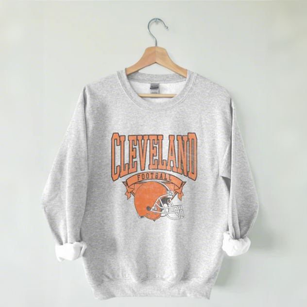 American Football Throwback Sweatshirt - Vintage Hometown Team Sweatshirt