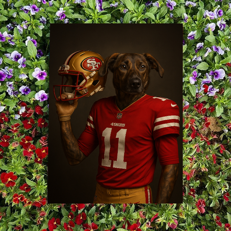 Custom NFL Pet Portraits