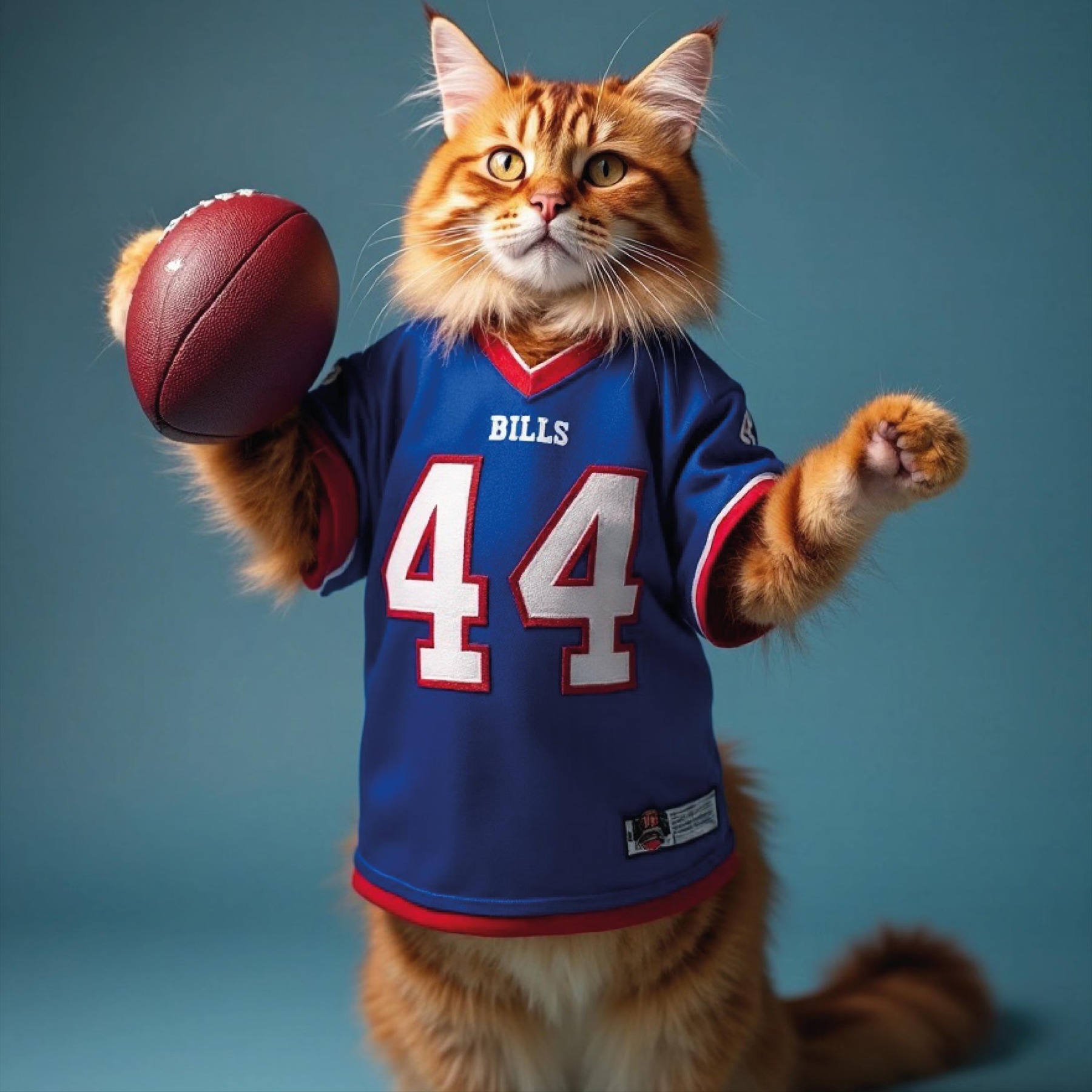 Custom American Football Pet Portrait