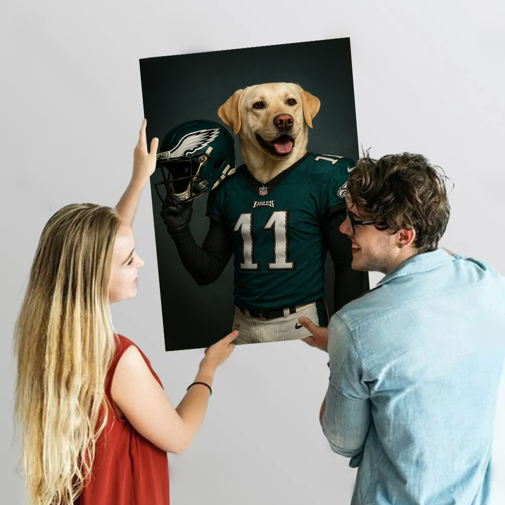 Custom NFL Pet Portraits