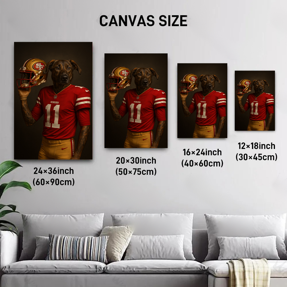 Custom NFL Pet Portraits
